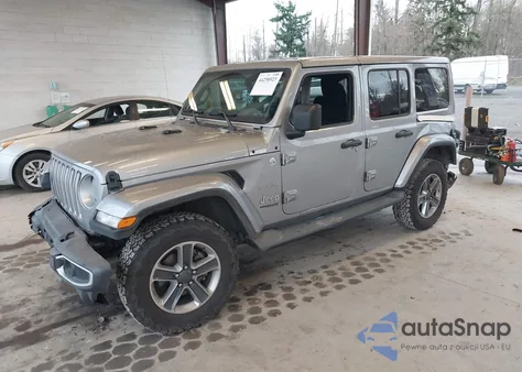 2019 Jeep Wrangler Unlimited Sahara from USA, damaged, VIN 1C4HJXEG3KW596767